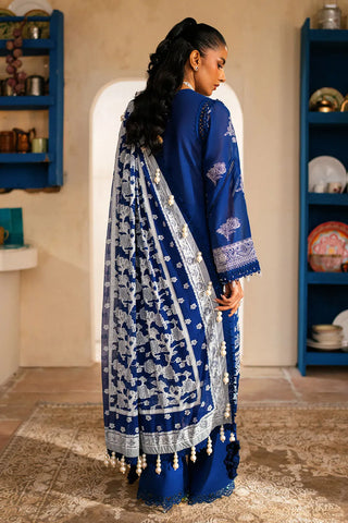 GUL AHMED-3 Piece Unstitched Embroidered Swiss Voile Suit with Lacquer Printed Chiffon Dupatta LSV-52001