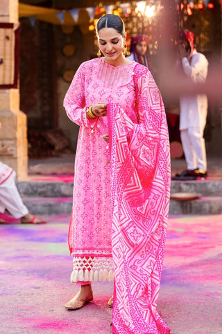 3 Piece Unstitched Lacquer Printed Lawn Suit CL-42315 B