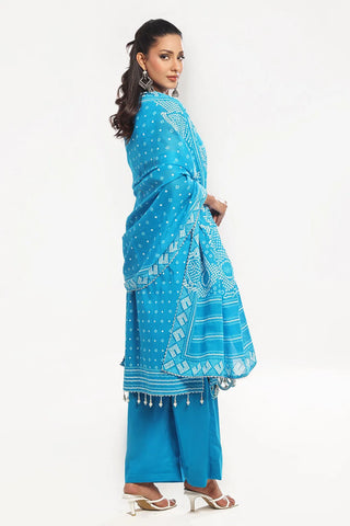 GUL AHMED-3 Piece Unstitched Lacquer Printed Lawn Suit CL-52176 B