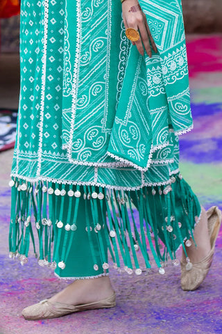 GUL AHMED-3 Piece Unstitched Lacquer Printed Lawn Suit CL-52178 A