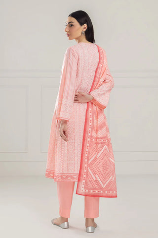 GUL AHEMD-3 Piece Unstitched Lacquer Printed Lawn Suit CL-52179 A