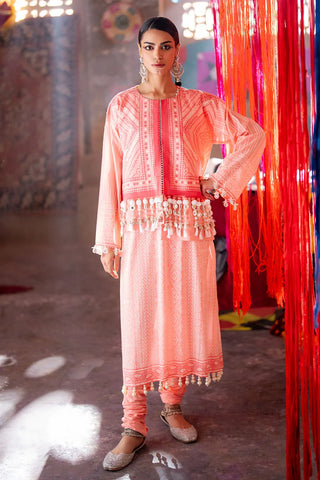 GUL AHEMD-3 Piece Unstitched Lacquer Printed Lawn Suit CL-52179 A