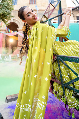 GUL AHMED-3 Piece Unstitched Lacquer Printed Lawn Suit CL-52185 B