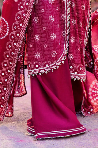 GUL AHMED-3 Piece Unstitched Lacquer Printed Lawn Suit CL-52403 B