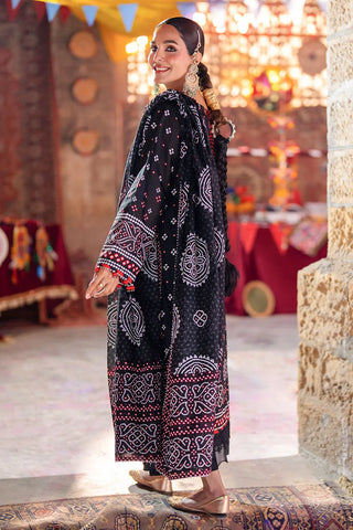 GUL AHMED-3 Piece Unstitched Lacquer Printed Lawn Suit CL-52171 A