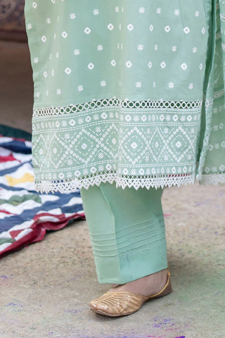 GUL AHMED-3 Piece Unstitched Lacquer Printed Lawn Suit CL-52172 A