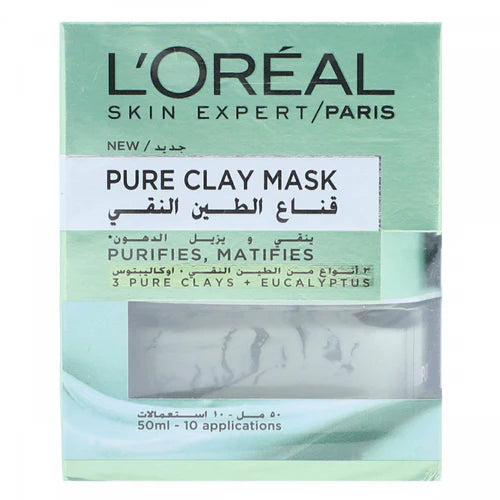 LOREAL PARIS PURE CLAY MASK 50ML