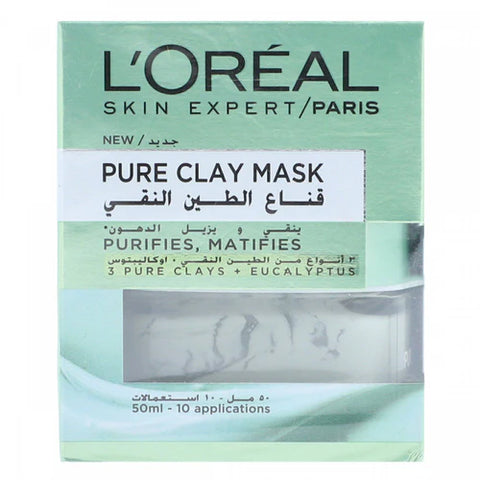 LOREAL PARIS PURE CLAY MASK 50ML