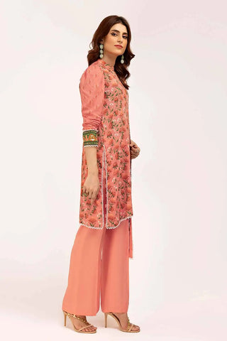 GUL AHMED -3PC Unstitched Printed Linen Suit LT-42009