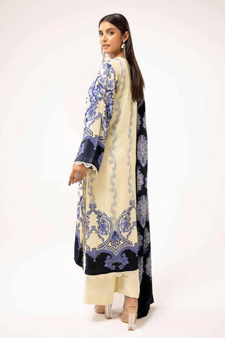 GUL AHMED -3PC Unstitched Printed Linen Suit LT-42010