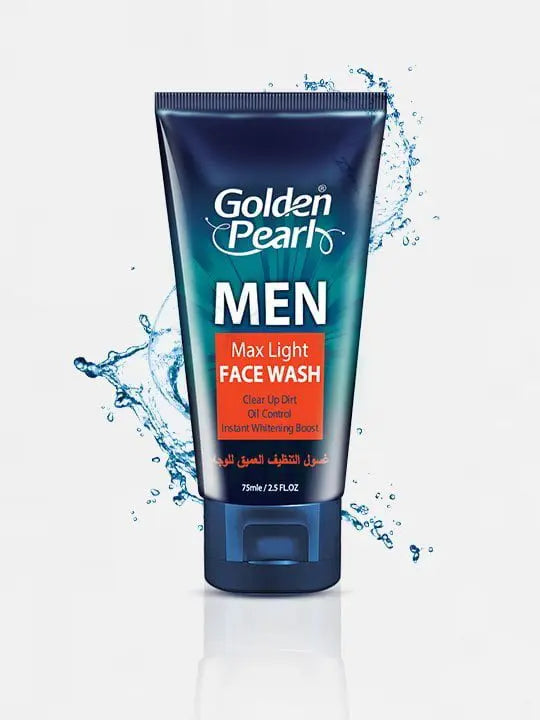 GOLDEN PEARL MEN MAX LIGHT FACE WASH 150ML