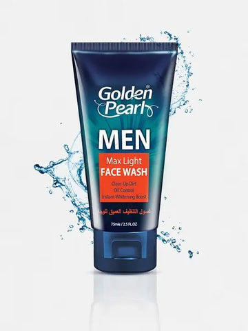 GOLDEN PEARL MEN MAX LIGHT FACE WASH 150ML