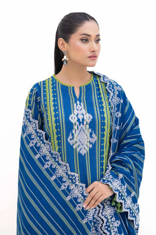 GUL AHMED -3PC Unstitched Embroidered Jacquard Suit MJ-42051