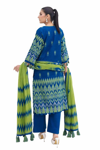 GUL AHMED -3PC Unstitched Jacquard Suit with Printed Cotton Net Dupatta MJ-42053