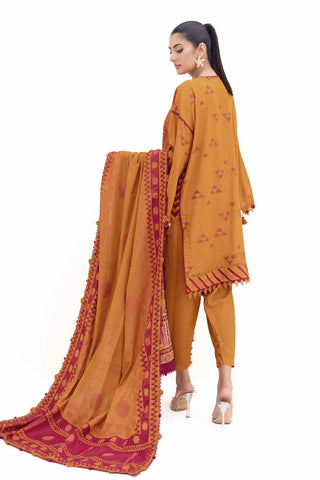GUL AHMED-3PC Unstitched Jacquard Suit MJ-42054