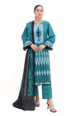 GUL AHMED -3PC Unstitched Jacquard Suit with Printed Pashmina Dupatta MJ-42058