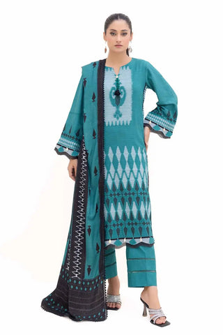 GUL AHMED -3PC Unstitched Jacquard Suit with Printed Pashmina Dupatta MJ-42058