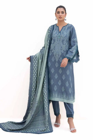 GUL AHMED -3PC Unstitched Jacquard Suit MJ-42059