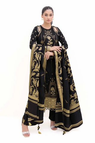 GUL AHMED -3PC Unstitched Jacquard Suit MJ-42062