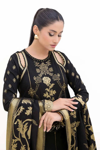GUL AHMED -3PC Unstitched Jacquard Suit MJ-42062
