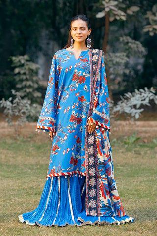 GUL AHMED -3 Piece Unstitched Printed Lawn Suit CL-52424