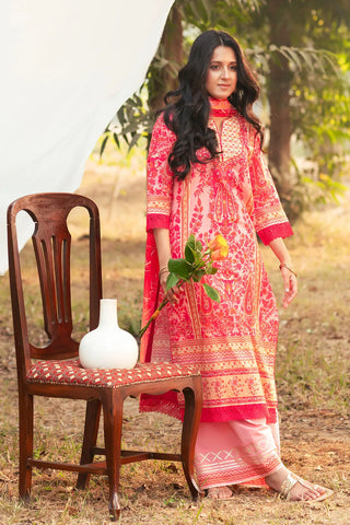 GUL AHMED-3 Piece Unstitched Printed Lawn Suit CL-52090