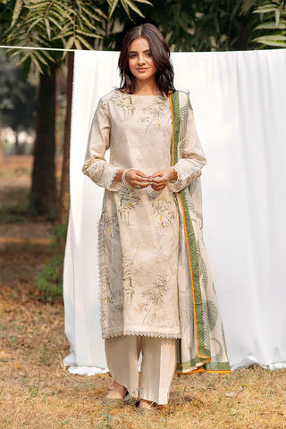 GUL AHMED -3 Piece Unstitched Printed Lawn Suit CL-52428