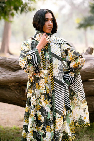 GUL AHMED -3 Piece Unstitched Printed Lawn Suit CL-52487