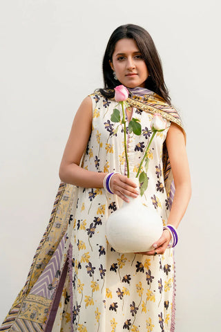 GUL AHMED -3 Piece Unstitched Printed Lawn Suit CL-52455