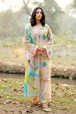 GUL AHMED -3 Piece Unstitched Printed Lawn Suit CL-52432