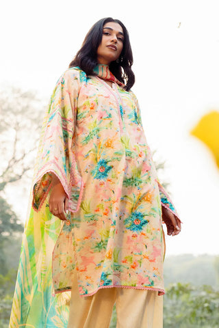 GUL AHMED -3 Piece Unstitched Printed Lawn Suit CL-52432