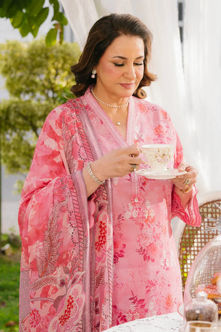 GUL AHMED -3 Piece Unstitched Printed Lawn Suit with Printed Chiffon Dupatta BM-52028