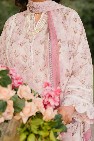 GUL AHMED -3 Piece Unstitched Printed Lawn Suit with Printed Chiffon Dupatta BM-52031