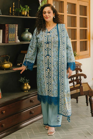 GUL AHMED -3 Piece Unstitched Printed Lawn Suit CL-52380 A