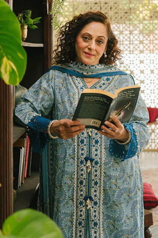 GUL AHMED -3 Piece Unstitched Printed Lawn Suit CL-52380 A