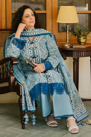 GUL AHMED -3 Piece Unstitched Printed Lawn Suit CL-52380 A
