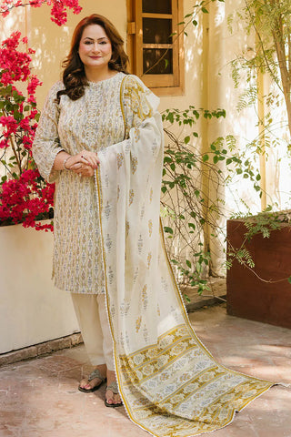 GUL AHMED -3 Piece Unstitched Printed Lawn Suit CL-52414