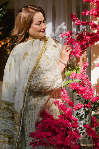GUL AHMED -3 Piece Unstitched Printed Lawn Suit CL-52414