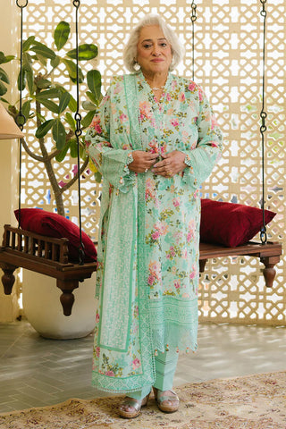 GUL AHMED -3 Piece Unstitched Printed Lawn Suit CL-52198 A