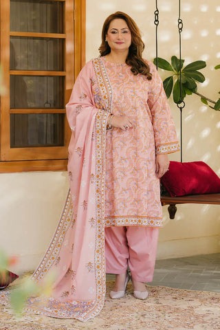 GUL AHMED -3 Piece Unstitched Printed Lawn Suit CL-52380 B