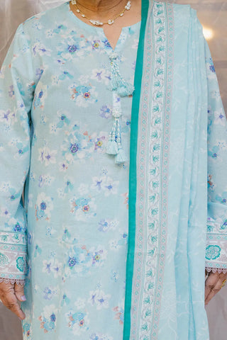 GUL AHMED -3 Piece Unstitched Printed Lawn Suit CL-52128 B
