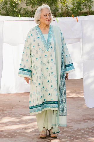 GUL AHMED -3 Piece Unstitched Printed Lawn Suit CL-42300 A