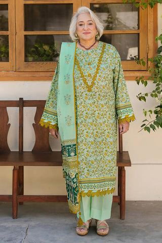 GUL AHMED -3 Piece Unstitched Printed Lawn Suit CL-52372 B