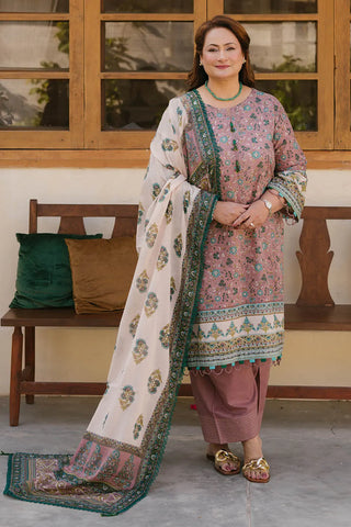 GUL AHMED -3 Piece Unstitched Printed Lawn Suit CL-52378 A