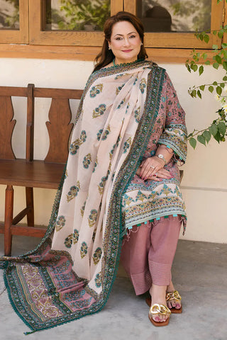 GUL AHMED -3 Piece Unstitched Printed Lawn Suit CL-52378 A