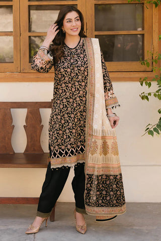 GUL AHEMD -3 Piece Unstitched Printed Lawn Suit with Lacquer Printed Lawn Dupatta CL-42243 B