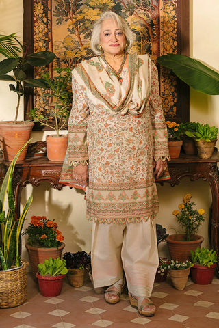 GUL AHMED -3 Piece Unstitched Printed Lawn Suit CL-52378 B