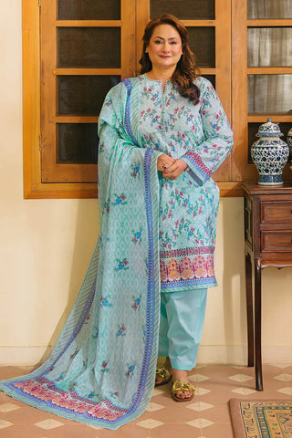 GUL AHMED -3 Piece Unstitched Printed Lawn Suit CL-52126 A