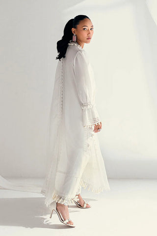 GUL AHMED-3 Piece Unstitched Schiffli Embroidered Lawn Suit with Schiffli Embroidered Chiffon Dupatta PM-52052