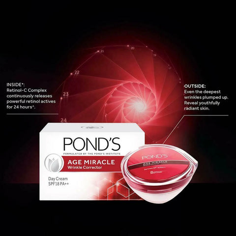 PONDS AGE MIRACLE WRINKLE CORRECTOR DAY CREA SPF18PA++10G